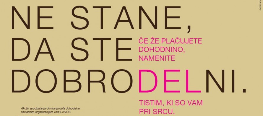 Z 0,5% dohodnine podprite avtonomijo Gibanja za dostojno delo in socialno družbo