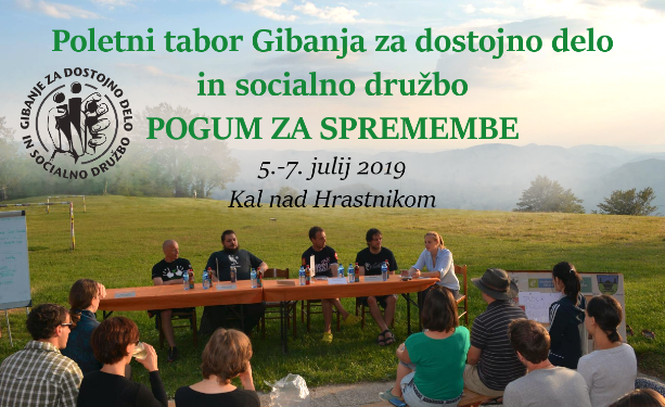 Poletni tabor 2019: Pogum za spremembe (5.-7. julij)