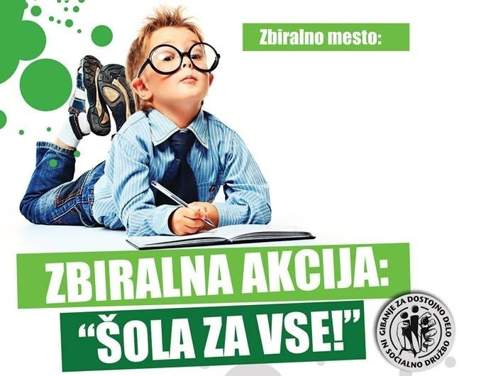 Zbiralna akcija »Šola za vse!«